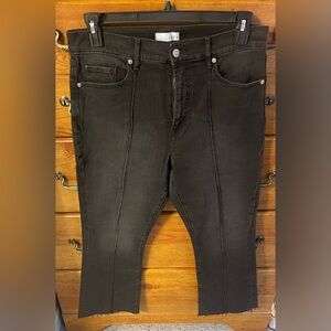 LOFT Kick Crop Jeans with Front Seam Detail